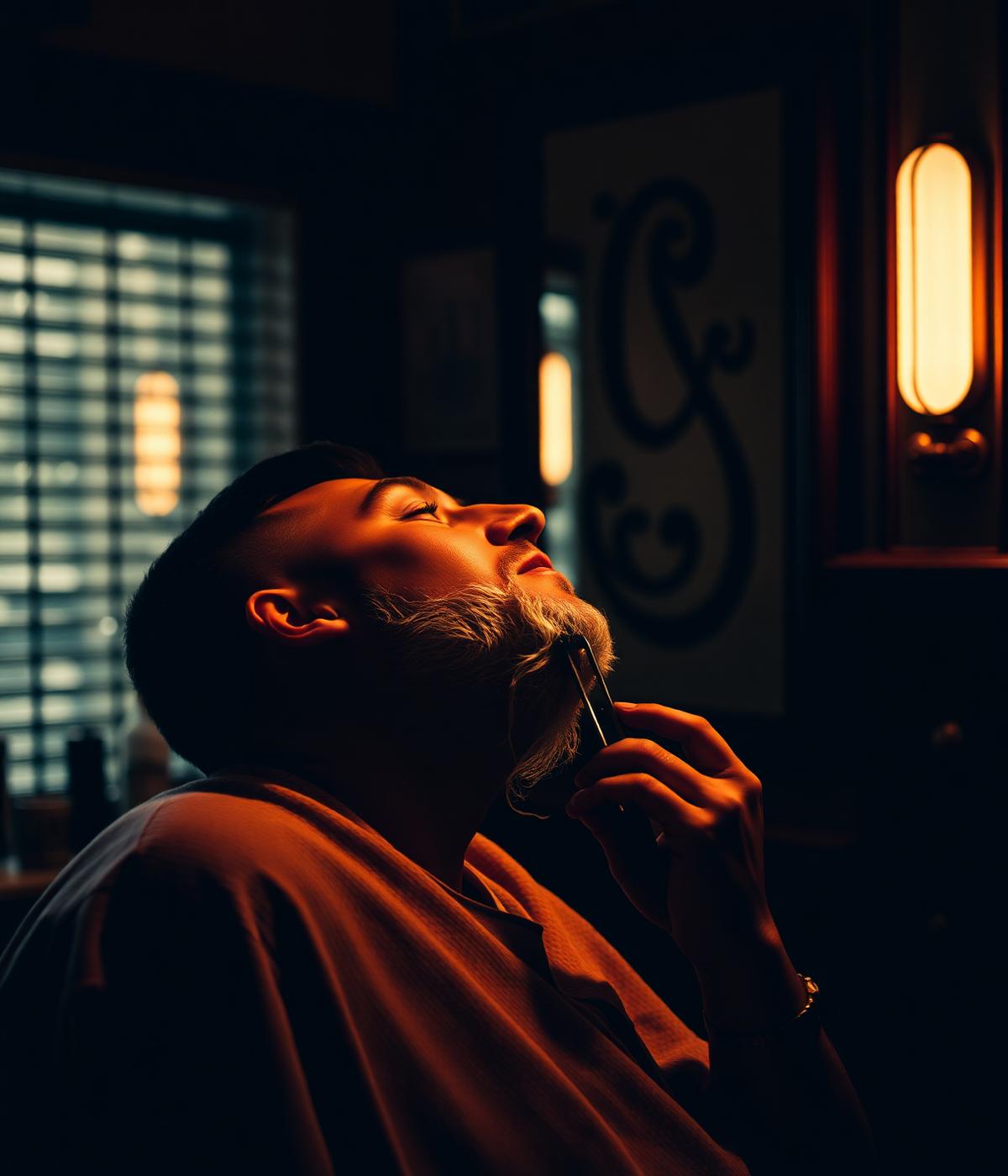 Straight razor shave